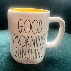 Rae Dunn Good Morning Sunshine Yellow interior gift